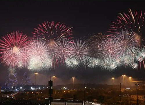 九龙县焰火晚会